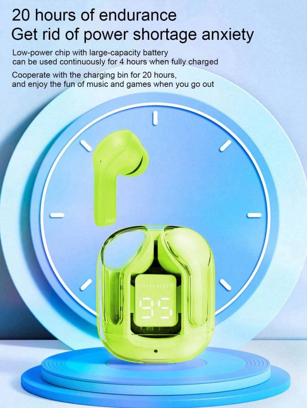 Air31 Earbuds With Silicone Pouch ( Random Color )